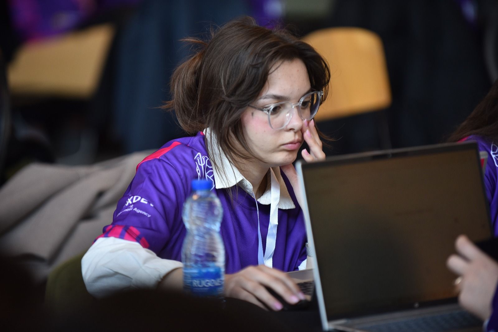 Me at SHEcurity 2026 Hackathon, in FIEK, Prishtina